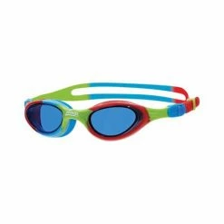 Best Pirce 🤩 Beach And Pool Toys Zoggs Super Seal Junior Goggles Red / Blue 🤩